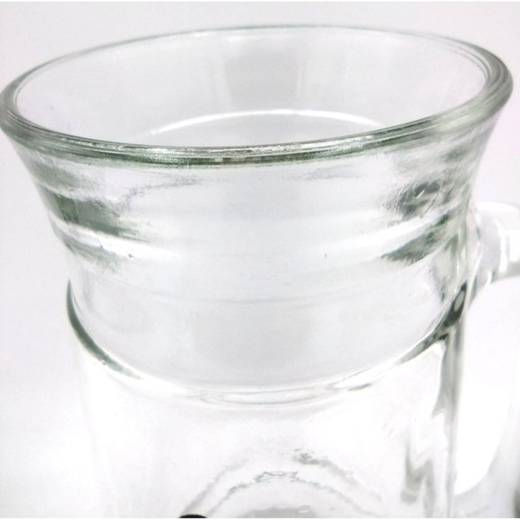 Iowa Hawkeyes Football Glass Mug Beer Stein Souvenir 7 Inch Vintage Herky Hawk - Picture 3 of 14